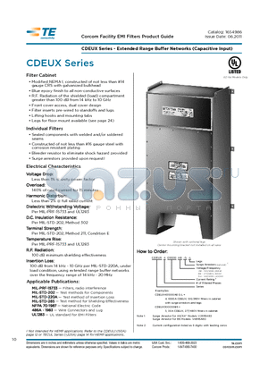 CDEUX datasheet - CDEUX Series - Extended Range Buffer Networks (Capacitive Input)
