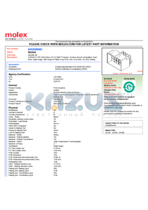 44428-0801 datasheet - 3.00mm (.118