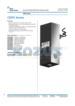 CDFS datasheet - CDFS Series