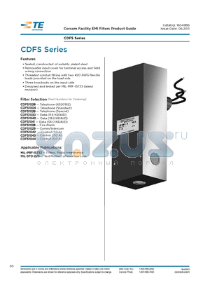 CDFS1004 datasheet - CDFS Series