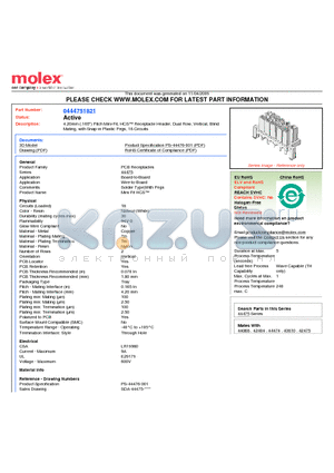 44475-1821 datasheet - 4.20mm (.165