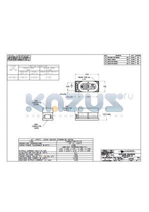 16765-04 datasheet - OUTLINE DRAWING, HUB1200-S