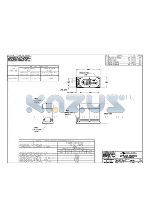 16767 datasheet - OUTLINE DRAWING, HUB2200-S