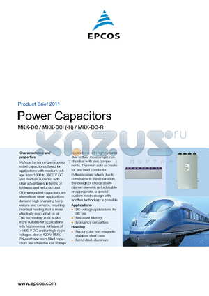 B25640D1628K000 datasheet - Power Capacitors