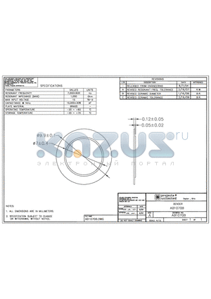 AB1070B datasheet - BENDER