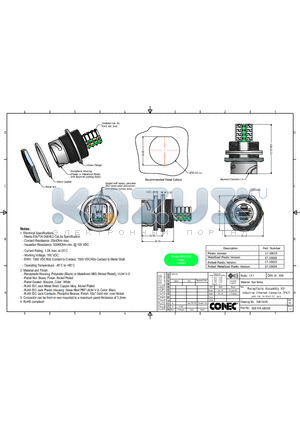 17-10015 datasheet - Receptacle Assembly Kit