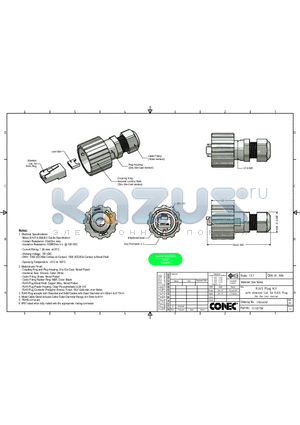 17-101794 datasheet - RJ45 Plug Kit with shielded Cat. 5e RJ45 Plug Zinc Die-Cast Version