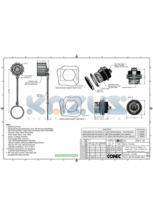 17-300400 datasheet - IP67 Industrial Duplex LC Receptacle  Cover Assembly Kit