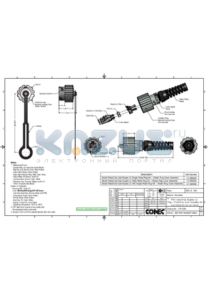 17-300410 datasheet - IP67 Industrial Duplex LC Plug  Protective Cover Assembly Kit