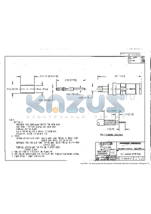 241-910-0635C datasheet - RDM STRAIGHT RECEPTACLE