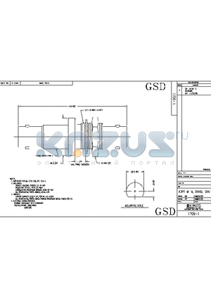 1709-1 datasheet - ADPT M-M, BKHD, SHV