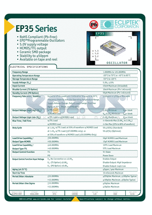 EP35 datasheet - OSCILLATOR