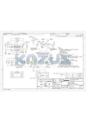 1734348-1 datasheet - RECEPTACLE ASSEMBLY, 9 POSN, RIGHT ANGLE, 8.08mm SERIES, AMPLIMITE