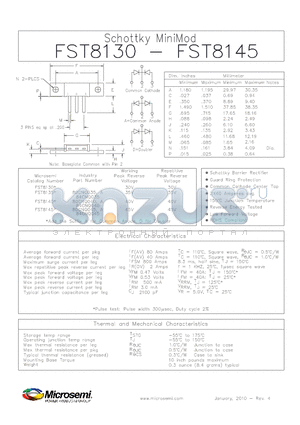 80CNQ035 datasheet - Schottky MiniMod