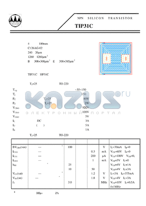 C126AG-02 datasheet - NPN SILICON TRANSISTOR