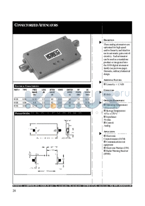 8136 datasheet - CONNECTORIZED ATTENUATOR