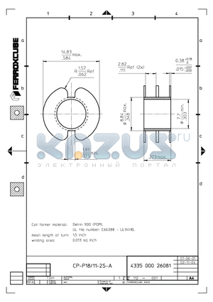 CP-P11-2S-A datasheet - CP-P18-2S-A