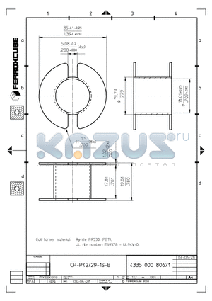 CP-P42-1S-B datasheet - CP-P42-1S-B