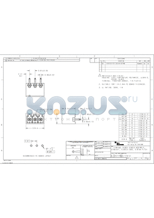 1776131-2 datasheet - TERMINAL BLOCK HEADER ASSEMBLY, STRAIGHT, CLOSED ENDS, 3.81mm PITCH