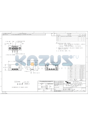 1776136-2 datasheet - TERMINAL BLOCK HEADER ASSEMBLY, 90 DEGREES, CLOSED ENDS, 3.5mm PITCH