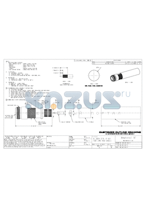 82-6517 datasheet - N JACK STR IP-67 FOR LMR-400 CABLE