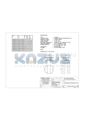 CDR63B datasheet - CDR63B SMD POWER INDUCTOR