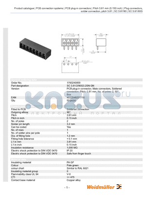 1793240000 datasheet - SC 3.81/2/90G3.2SN GN