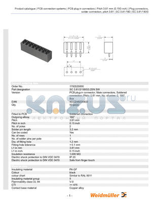 1793520000 datasheet - SC 3.81/2/180G3.2SN SW