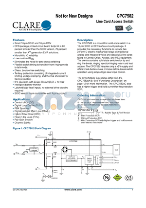 CPC7582BCTR datasheet - Line Card Access Switch