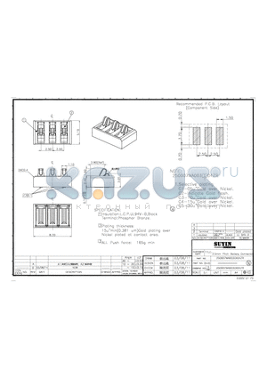 250007MA003XX04XX datasheet - 2.5mm Pitch Battery Connector