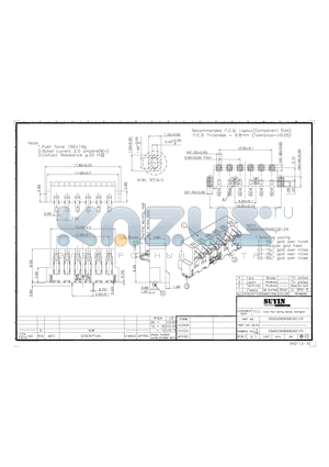 250042MB006G101ZL datasheet - 2.50 Pitch Spring Battery Connector