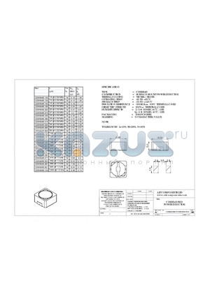 CDRH64B datasheet - CDRH64B SMD POWER INDUCTOR