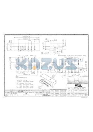 250237MR005G115ZL datasheet - 2.50mm PITCH Battery MALE R/A DIP TYPE