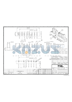 250263MR007G102ZU datasheet - 2.50mm PITCH Batt Mole R/A DIP 7Pin Type