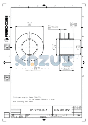 CPP-P13-3S-A datasheet - CPP-P22/13-3S-A