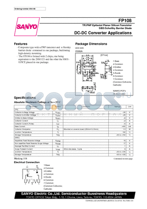 FP108 datasheet - DC-DC Converter Applications