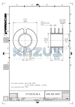 CPP-P22-3S-A datasheet - CPP-P22/13-3S-A