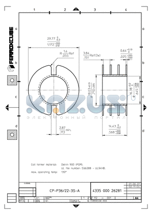 CPP-P22-3S-A datasheet - CPP-P36/22-3S-A