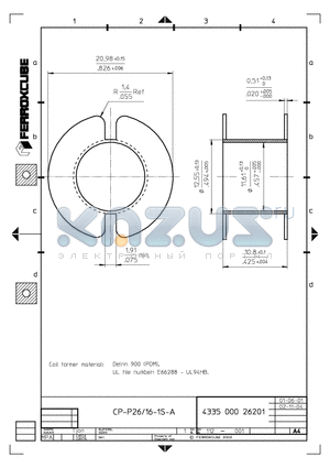 CPP-P26-1S-A datasheet - CPP-P26/16-1S-A