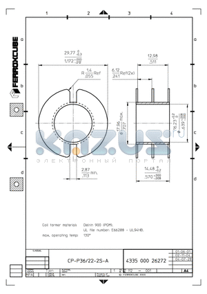 CPP-P36-2S-A datasheet - CPP-P36/22-2S-A