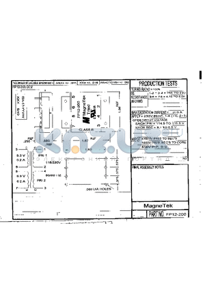 FP12-200 datasheet - FP12-200