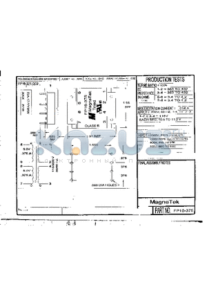 FP16-375 datasheet - FP16-375