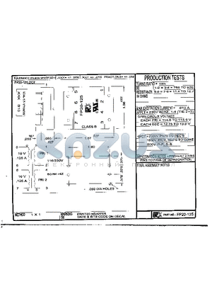 FP20-125 datasheet - FP20-125