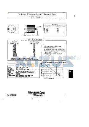 ER10B1 datasheet - 3 AMP ENCAPSULATED ASSEMBLIES