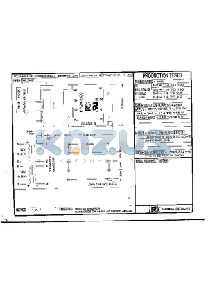 FP24-500 datasheet - FP24-500