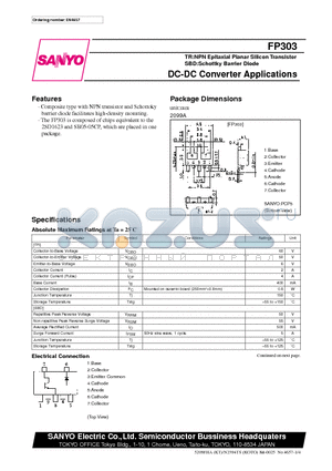 FP303 datasheet - DC-DC Converter Applications