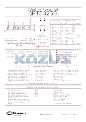 CPT30230_10 datasheet - Schottky Powermod