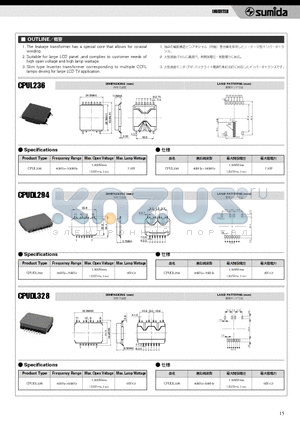 CPUDL294 datasheet - INVERTER