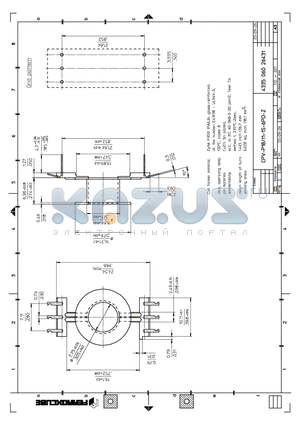 CPV-P11-1S-6PD-Z datasheet - CPV-P18/11-1S-6PD-Z