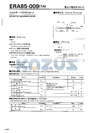 ERA85-009 datasheet - SCHOTTKY BARRIER DIODE